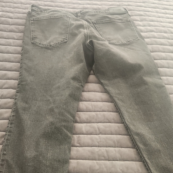 Express Men's Faded Black Slim Jeans - Picture 5 of 6